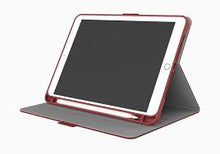 Load image into Gallery viewer, Comma New iPad 9.7 Protective Case with Pencil Slot (Red)