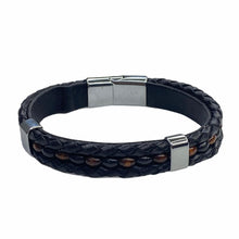 Load image into Gallery viewer, EXTEND wrist band WRB-006 (Black/Brown)