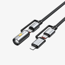 Load image into Gallery viewer, BWOO BO-X308 4 IN 1 Fast Charging Data Cable 1.2M