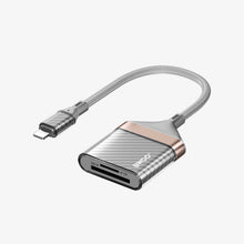 Load image into Gallery viewer, BWOO BO-BZ63 2-IN-1 Card Reader Lightning To SD/TF Cable