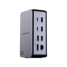 Load image into Gallery viewer, Powerology 15 IN 1 Dual Dock Station - Gray