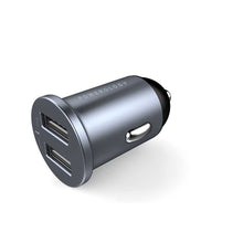 Load image into Gallery viewer, Powerology Aluminum Mini Car Charger 4.8A - Black