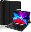 Green Leather Case+Wireless Keyboard iPad Pro 12.9(2020)(Black)