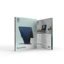 Load image into Gallery viewer, Green Stand Mate Premium Leather Case For iPad 10.2-Blue