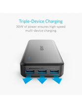 Load image into Gallery viewer, Anker PowerCore II 20000mAh 3-Port Normal (Black)
