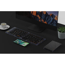 Load image into Gallery viewer, Porodo Crystal Shell Wireless Keyboard 65 Keys-Folding