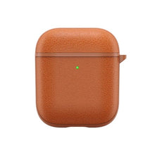 Load image into Gallery viewer, Wiwu Calfskin Genuine Leather Airpods 1/2 Case-Brown