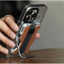 Load image into Gallery viewer, Aulumu G03 Multi-Tool Magnetic Metal Wallet Genuine Leather Cover