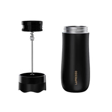 Load image into Gallery viewer, LePRESSO Portable Mug French Press Coffee & Tea - Black