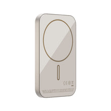 Load image into Gallery viewer, Momax Q.MAG X1 Magnetic Wireless Battery Pack 10000 mAh -Natural Titanium