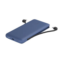 Load image into Gallery viewer, Belkin Power Bank Integrated Cables 10000mah - Blue
