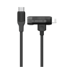 Load image into Gallery viewer, Momax 1-Link Flow Duo 2-in-1 USB-C Lightning 1.5m Braided Cable