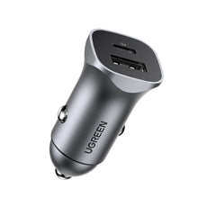 Load image into Gallery viewer, UGREEN 2-Port Fast Car Charger 30w