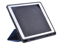 Load image into Gallery viewer, Comma New iPad 9.7 Protective Case with Pencil Slot (Blue)