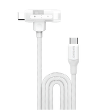 Load image into Gallery viewer, Momax 1-Link Flow Duo 2-in-1 USB-C Lightning 1.5m Braided Cable