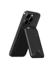 Load image into Gallery viewer, Aulumu G02 Magnetic Flip Wallet & Stand - Black
