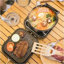 Load image into Gallery viewer, Double-Flame Folding Gas Stove