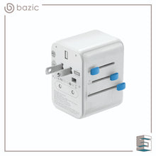 Load image into Gallery viewer, Bazic Universal Travel Adapter Wall Charger 28W