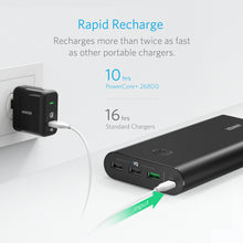 Load image into Gallery viewer, Anker PowerCore+ 26800 And PowerPort+1 (Black)