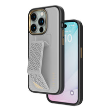 Load image into Gallery viewer, Levelo Morphix Cuero Case For 15 Pro - Grey