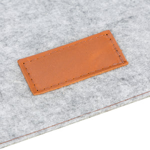 EXTEND Genuine Leather Desk Pad-Light Gray