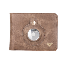 Load image into Gallery viewer, Moccow Edition - EXTEND Genuine Leather AirTag Wallet