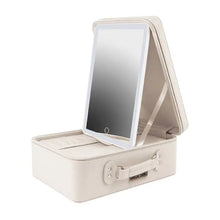 Load image into Gallery viewer, Green Lion Travel Makeup Bag With Lighted Mirror