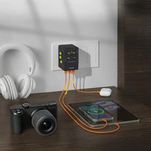 Load image into Gallery viewer, Green Lion GaN Adapter 35W 6in1-Black