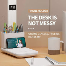 Load image into Gallery viewer, LED Rechargeable Clock Lamp With Two Heads