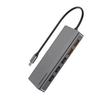 Load image into Gallery viewer, Powerology 12 IN 1 - HDMI & DP 4K USB-C Hub Ethernet