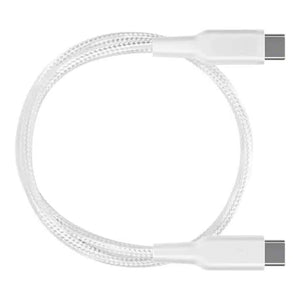 Powerology Braided USB-C To USB-C PD 60w 30CM-White