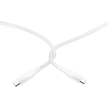 Load image into Gallery viewer, Powerology Braided USB-C To USB-C PD 60w 30CM-White
