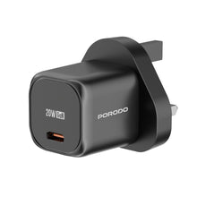 Load image into Gallery viewer, Porodo USB-C Power Delivery Wall Charger 20W