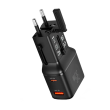 Load image into Gallery viewer, Porodo FWC055 GaN Universal Travel Pocket Charger 35W