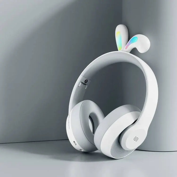 Porodo Soundtec Kids Wireless Headphone Rabbit Ears Led Lights