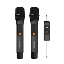Load image into Gallery viewer, Porodo Duo Mic Aluminum Rechargeable Wireless Microphone