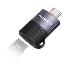 Load image into Gallery viewer, Porodo USB-C OTG TFS Card Reader