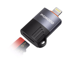 Load image into Gallery viewer, Porodo Lightning OTG TF Card Reader