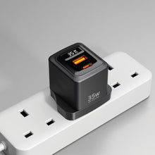 Load image into Gallery viewer, Porodo GaN 35W Dual Port Wall Charger