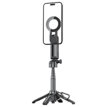 Load image into Gallery viewer, Porodo HS34 Quad-Base Selfie Stick 360 Full Angle Rotation
