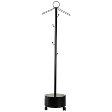 Load image into Gallery viewer, Porodo Essentia Clothing Bakhour Hanger With Storage Tray & Wheel-Black