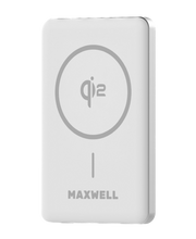 Load image into Gallery viewer, Maxwell MAXGO 10000mAh Ultra Slim Magsafe Power Bank-Silver