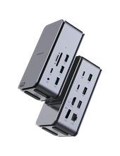 Load image into Gallery viewer, Powerology 15 IN 1 Dual Dock Station - Gray