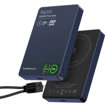 Load image into Gallery viewer, Powerology MagVolt 10000mAh Magnetic Power Bank-Orange