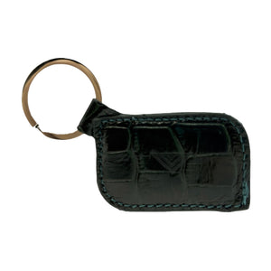 EXTEND Genuine Leather keychain - Slide Dark Green