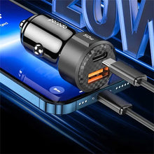 Load image into Gallery viewer, Porodo 50W Dual Output Car Charger