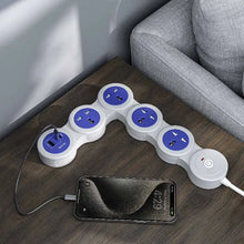 Load image into Gallery viewer, Porodo 2500W Multi-Socket Strip 3M-Grey