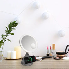 Load image into Gallery viewer, Porodo LFS084 Led Makeup Mirror Speaker Magsafe Charger 15W