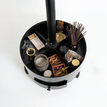 Load image into Gallery viewer, Porodo Essentia Clothing Bakhour Hanger With Storage Tray & Wheel-Black