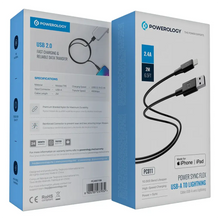 Load image into Gallery viewer, powerology power sync flex USB-A TO LIGHTNING